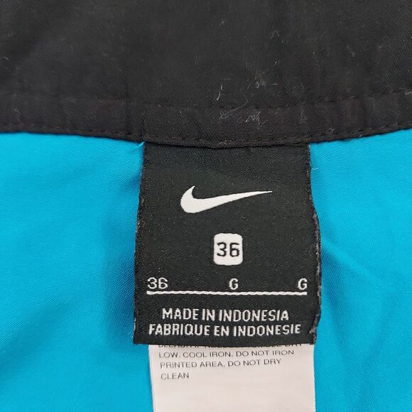 Nike Board Shorts Mens 36 Blue Lightweight Swim Surf Summer Travel Beach Outdoor - Picture 9 of 12